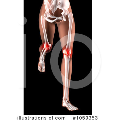Royalty-Free (RF) Skeleton Clipart Illustration by KJ Pargeter - Stock Sample #1059353