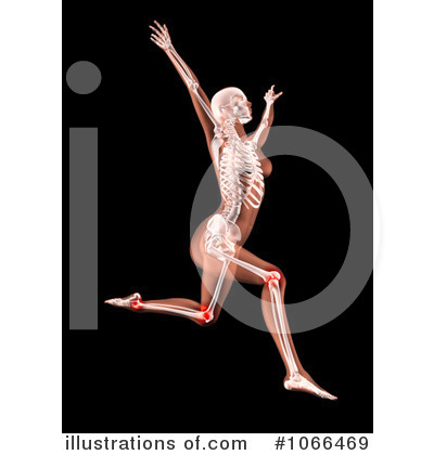Royalty-Free (RF) Skeleton Clipart Illustration by KJ Pargeter - Stock Sample #1066469
