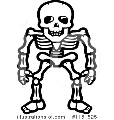 Skeleton Clipart #1151525 by Cory Thoman