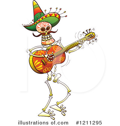 Royalty-Free (RF) Skeleton Clipart Illustration by Zooco - Stock Sample #1211295