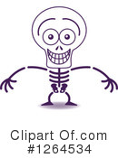 Skeleton Clipart #1264534 by Zooco