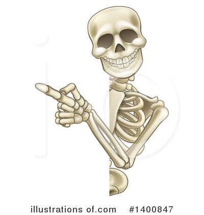 Royalty-Free (RF) Skeleton Clipart Illustration by AtStockIllustration - Stock Sample #1400847