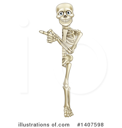 Royalty-Free (RF) Skeleton Clipart Illustration by AtStockIllustration - Stock Sample #1407598