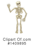 Skeleton Clipart #1409895 by AtStockIllustration
