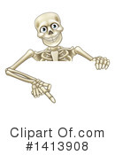 Skeleton Clipart #1413908 by AtStockIllustration