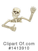 Skeleton Clipart #1413910 by AtStockIllustration