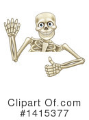 Skeleton Clipart #1415377 by AtStockIllustration