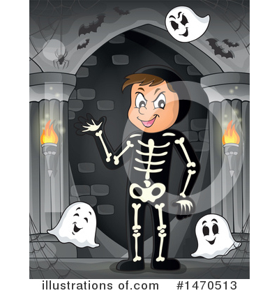 Royalty-Free (RF) Skeleton Clipart Illustration by visekart - Stock Sample #1470513