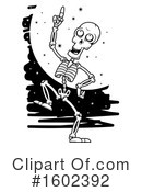 Skeleton Clipart #1602392 by Cory Thoman
