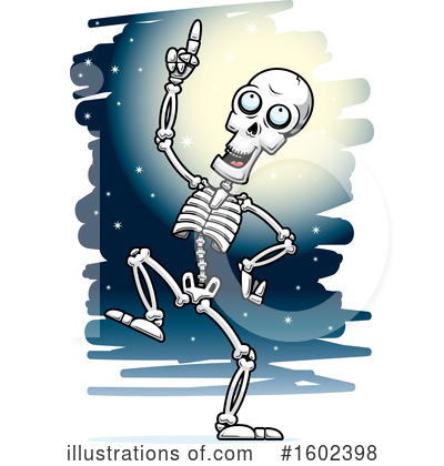 Royalty-Free (RF) Skeleton Clipart Illustration by Cory Thoman - Stock Sample #1602398