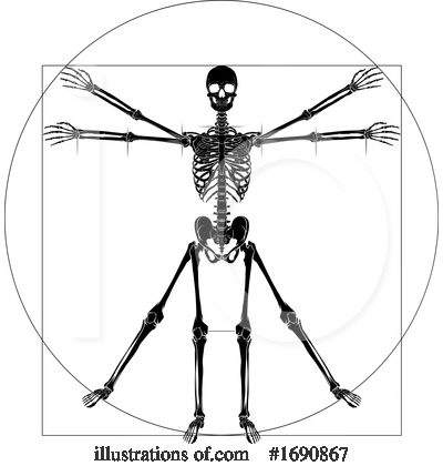 Royalty-Free (RF) Skeleton Clipart Illustration by AtStockIllustration - Stock Sample #1690867