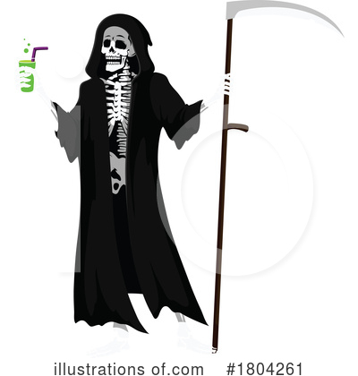 Royalty-Free (RF) Skeleton Clipart Illustration by Vector Tradition SM - Stock Sample #1804261