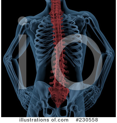Royalty-Free (RF) Skeleton Clipart Illustration by KJ Pargeter - Stock Sample #230558