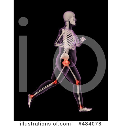 Royalty-Free (RF) Skeleton Clipart Illustration by KJ Pargeter - Stock Sample #434078