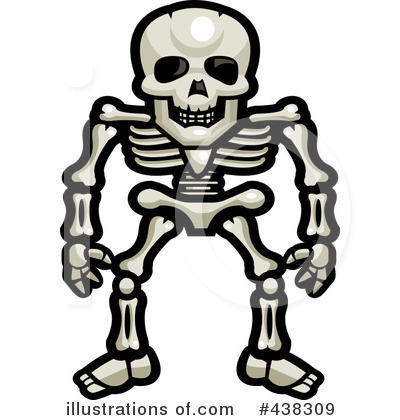 Skeleton Clipart #438309 by Cory Thoman