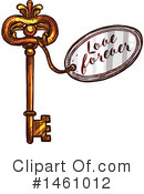 Skeleton Key Clipart #1461012 by Vector Tradition SM