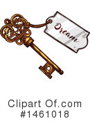 Skeleton Key Clipart #1461018 by Vector Tradition SM