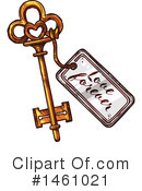 Skeleton Key Clipart #1461021 by Vector Tradition SM