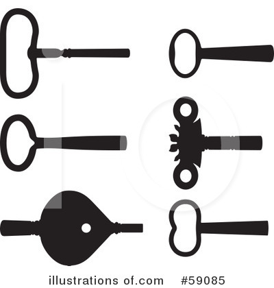 Skeleton Keys Clipart #59085 by Frisko