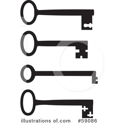 Skeleton Keys Clipart #59086 by Frisko