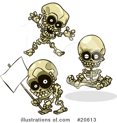 Skeletons Clipart #20613 by Tonis Pan