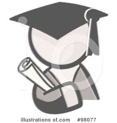 Graduate Clipart #98077 by Leo Blanchette