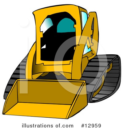 Tractor Clipart #12959 by djart