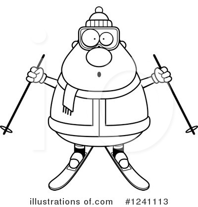 Royalty-Free (RF) Skier Clipart Illustration by Cory Thoman - Stock Sample #1241113
