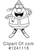 Skier Clipart #1241116 by Cory Thoman