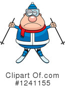 Skier Clipart #1241155 by Cory Thoman