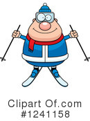 Skier Clipart #1241158 by Cory Thoman