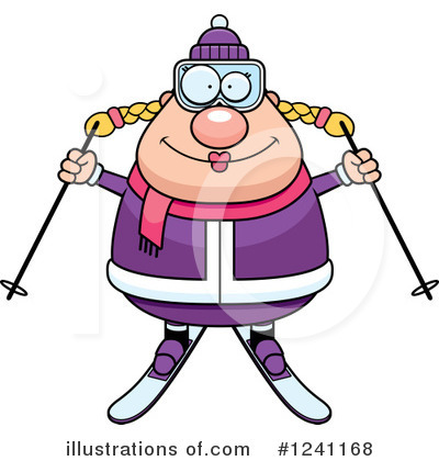 Skiing Clipart #1241168 by Cory Thoman