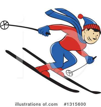 Ski Clipart #1315600 by patrimonio