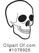 Skull Clipart #1078926 by Lal Perera