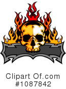Skull Clipart #1087842 by Chromaco