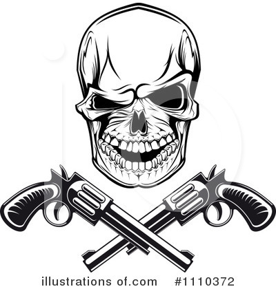 Skulls Clipart #1110372 by Vector Tradition SM