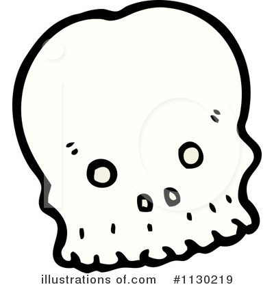 Royalty-Free (RF) Skull Clipart Illustration by lineartestpilot - Stock Sample #1130219