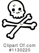 Skull Clipart #1130220 by lineartestpilot