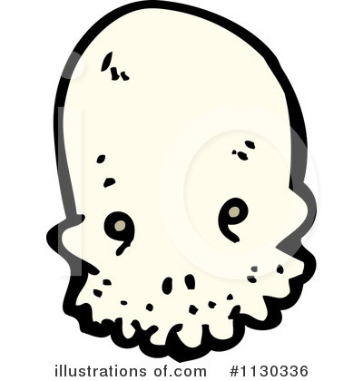 Alien Skull Clipart #1130336 by lineartestpilot