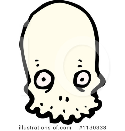 Royalty-Free (RF) Skull Clipart Illustration by lineartestpilot - Stock Sample #1130338