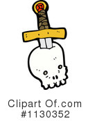 Skull Clipart #1130352 by lineartestpilot