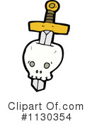 Skull Clipart #1130354 by lineartestpilot