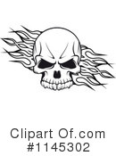 Skull Clipart #1145302 by Vector Tradition SM