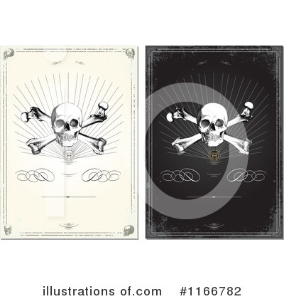 Royalty-Free (RF) Skull Clipart Illustration by BestVector - Stock Sample #1166782