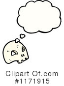 Skull Clipart #1171915 by lineartestpilot