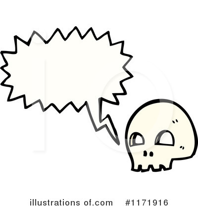Royalty-Free (RF) Skull Clipart Illustration by lineartestpilot - Stock Sample #1171916