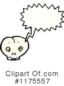 Skull Clipart #1175557 by lineartestpilot