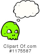 Skull Clipart #1175587 by lineartestpilot