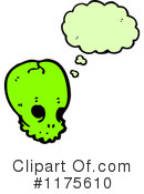 Skull Clipart #1175610 by lineartestpilot