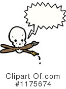 Skull Clipart #1175674 by lineartestpilot